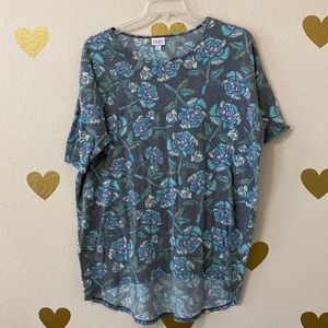 Lularoe multicolor rose Irma size L